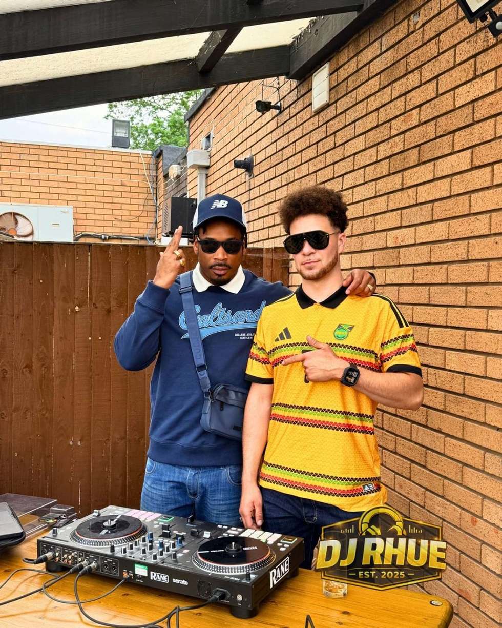 DJ RHUE with Enzo at a live Bristol club event — peak-time urban and Caribbean set