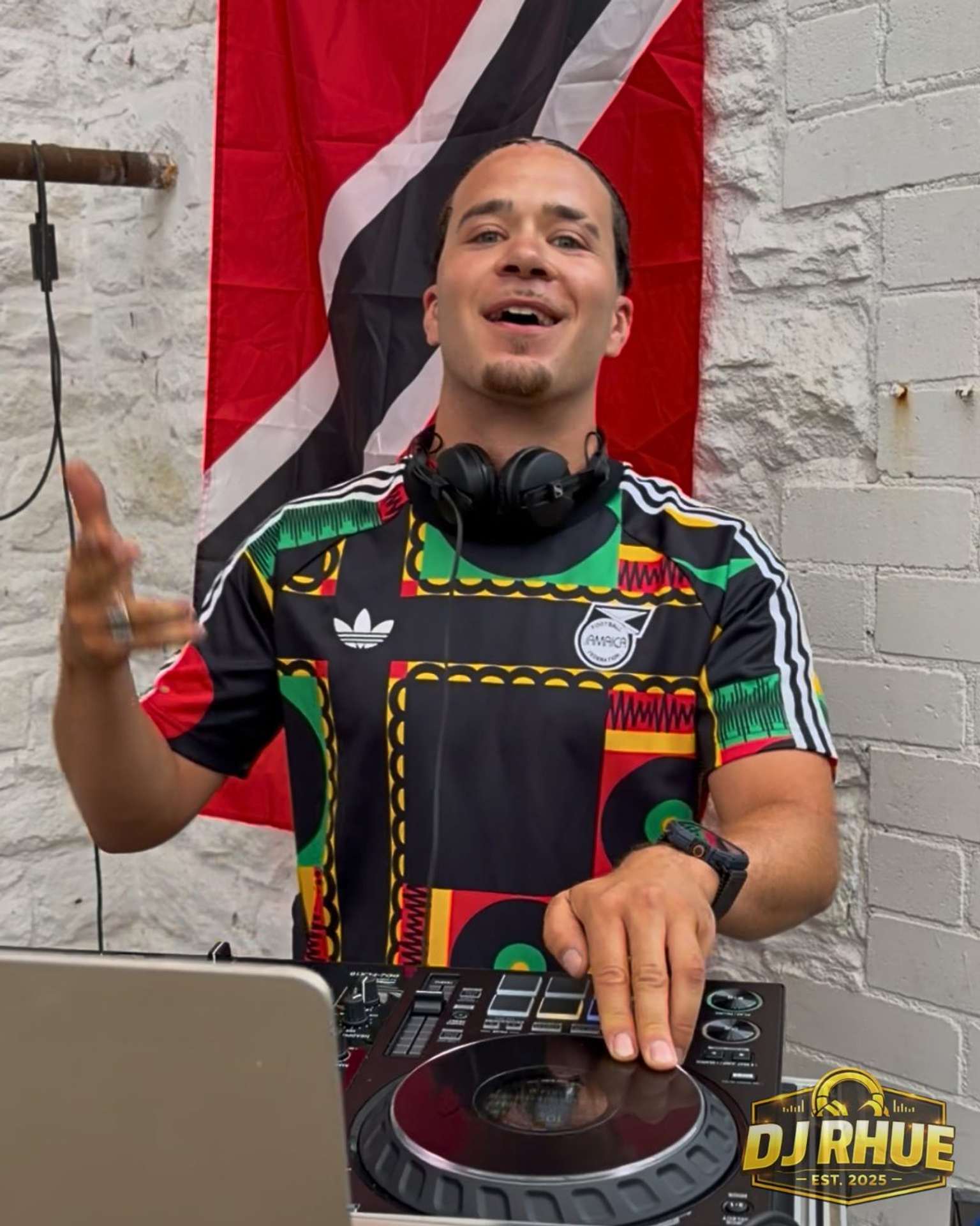 DJ RHUE performing at St Paul's Carnival in Bristol
